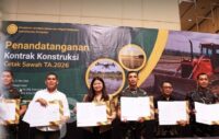 Bupati Mahakam Hulu Teken MoU Cetak Sawah Nasional dengan Kementan