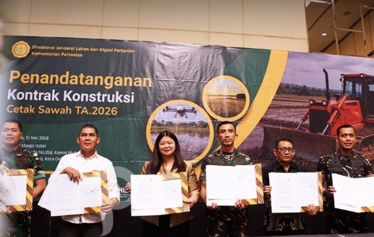 Bupati Mahakam Hulu Teken MoU Cetak Sawah Nasional dengan Kementan