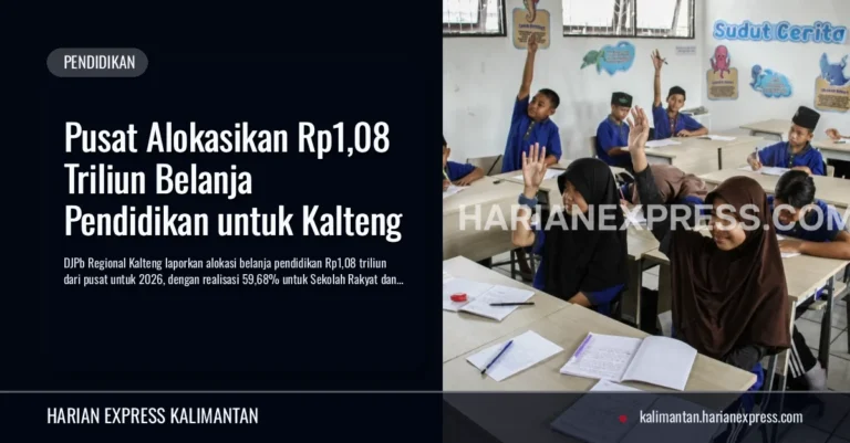 Pusat Alokasikan Rp1,08 Triliun Belanja Pendidikan untuk Kalteng