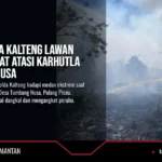 Ditsamapta Kalteng Lawan Medan Berat Atasi Karhutla Tumbang Nusa