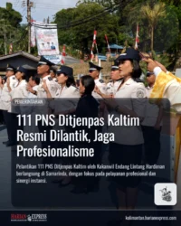 111-pns-ditjenpas-kaltim-resmi-dilantik