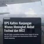 BPS Kaltim: Kunjungan Wisnus Meningkat Akibat Festival dan MICE