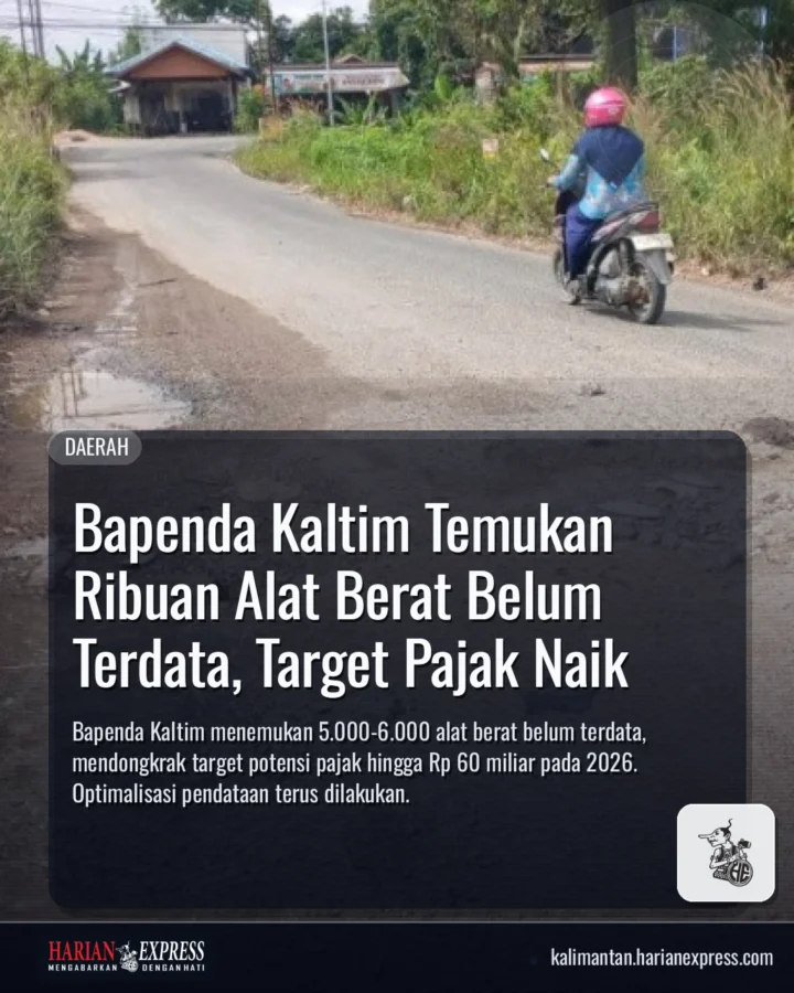 Optimalisasi Pendataan: Bapenda Kaltim Bidik Rp 60 Miliar dari Pajak Alat Berat