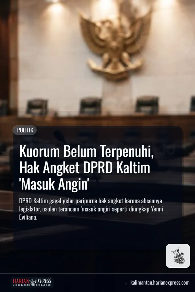 Kuorum Belum Terpenuhi, Hak Angket DPRD Kaltim ‘Masuk Angin’
