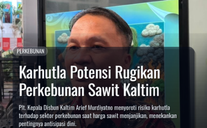 Karhutla Potensi Rugikan Perkebunan Sawit Kaltim