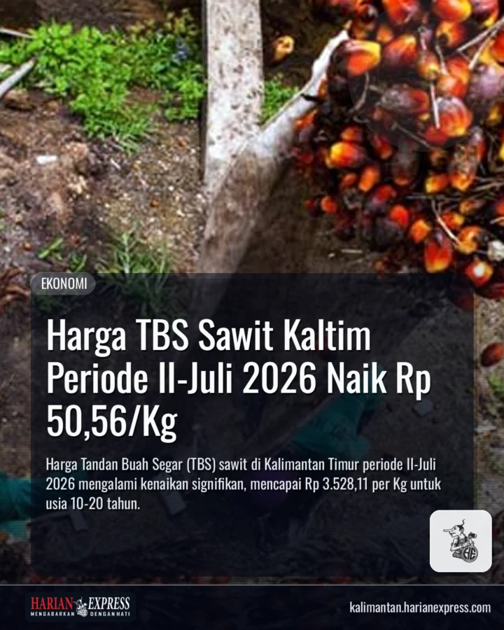 Penetapan Harga Sawit Kaltim Periode Juli 2026 Tunjukkan Kenaikan