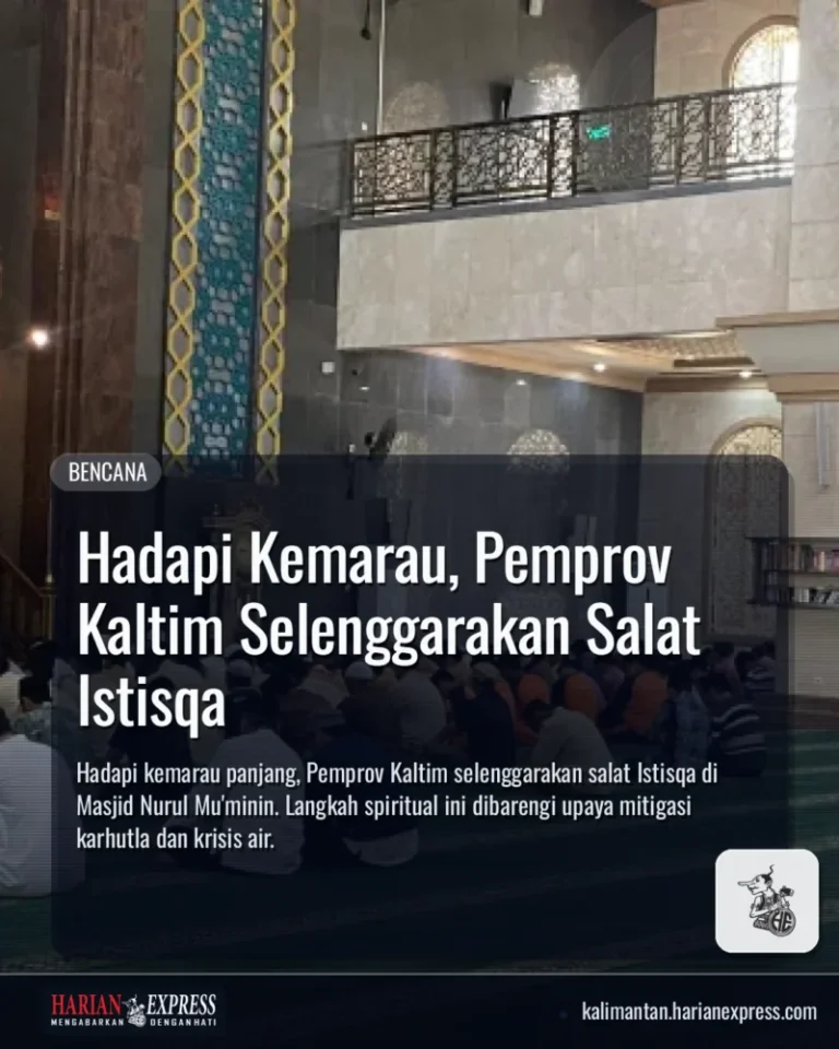 Hadapi Kemarau, Pemprov Kaltim Selenggarakan Sholat Istisqo