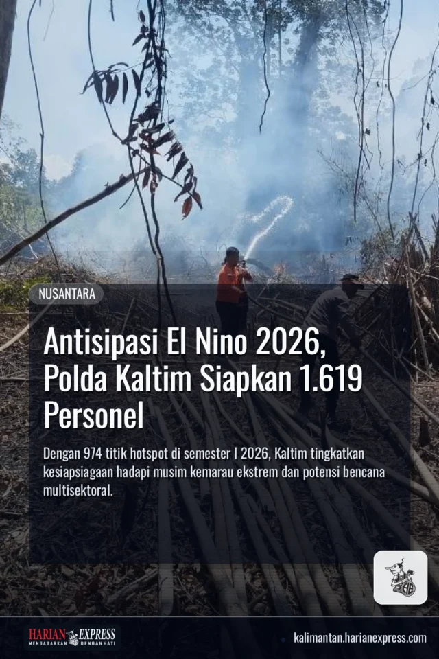 Antisipasi El Nino 2026, Polda Kaltim Siapkan 1.619 Personel