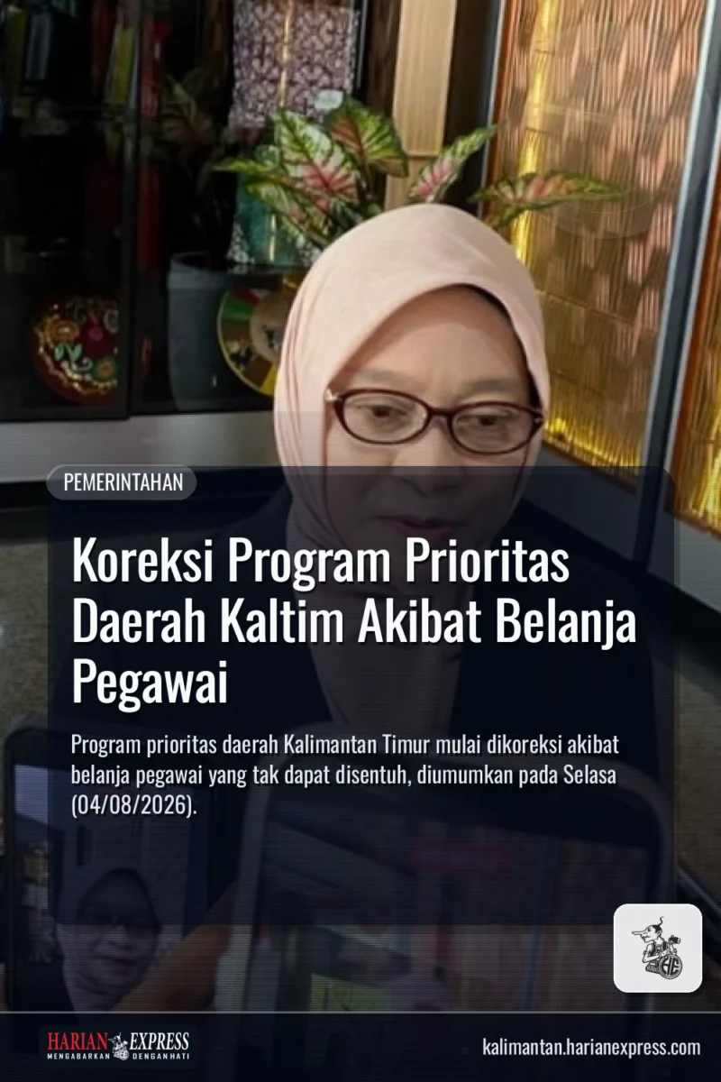 Koreksi Program Prioritas Daerah Kaltim Akibat Belanja Pegawai
