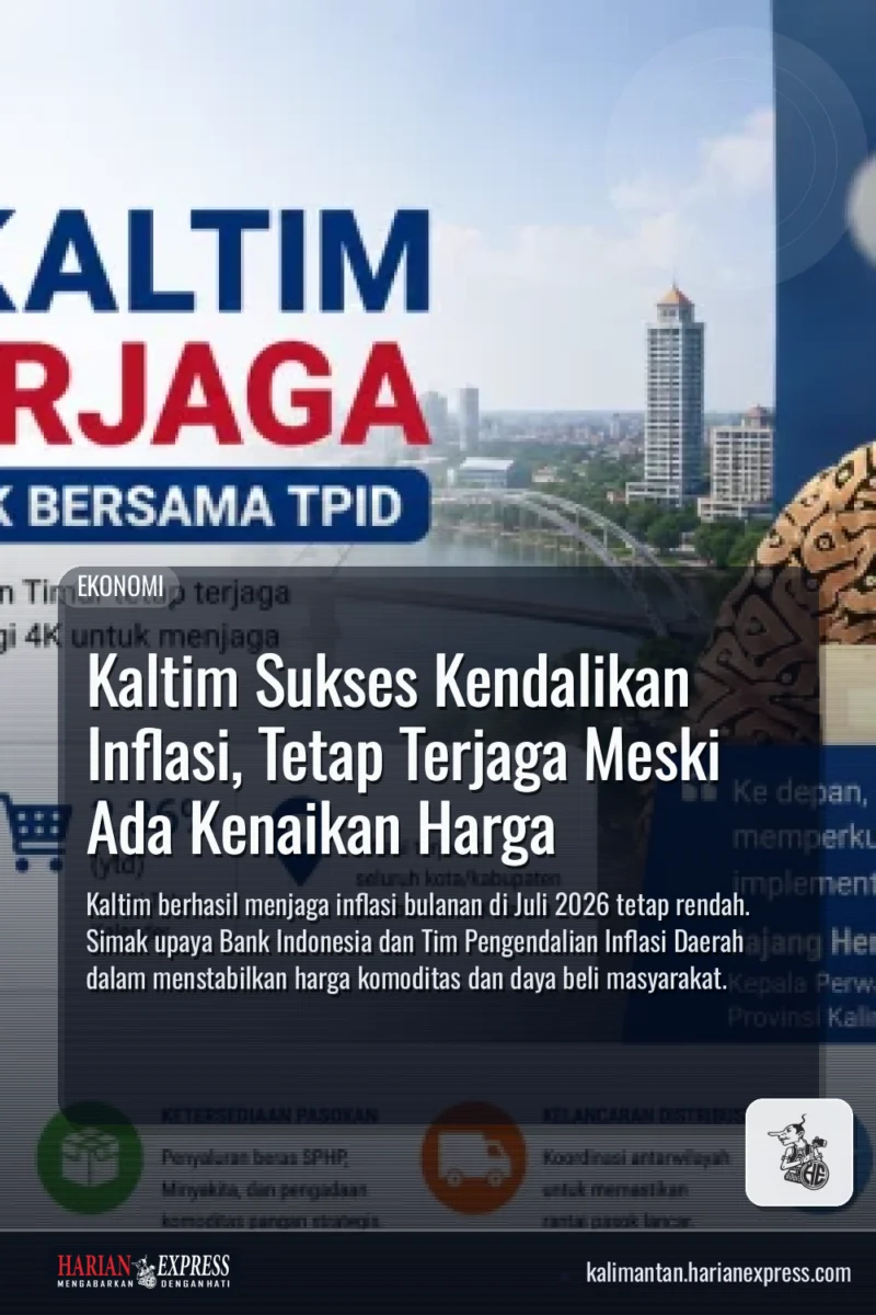 Kaltim Sukses Kendalikan Inflasi, Tetap Terjaga Meski Ada Kenaikan Harga