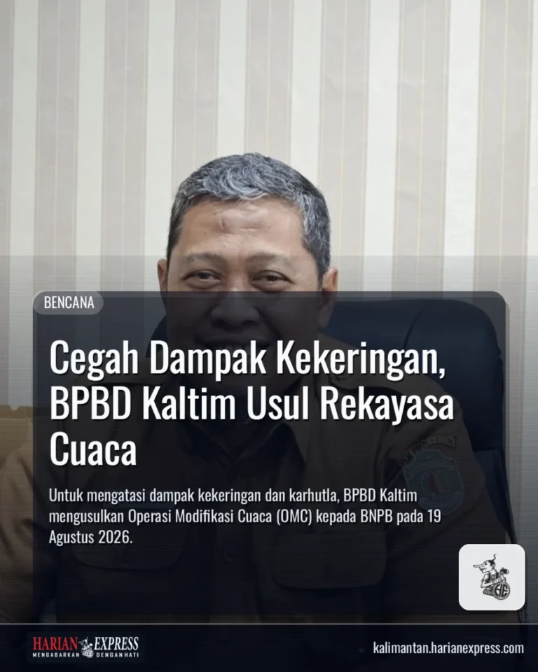 Cegah Dampak Kekeringan, BPBD Kaltim Usul Rekayasa Cuaca