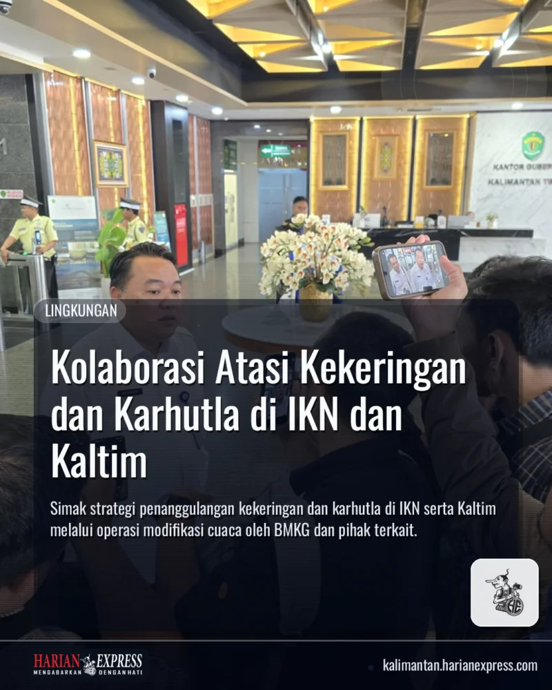 Kolaborasi Atasi Kekeringan dan Karhutla di IKN dan Kaltim
