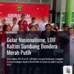 Gelar Nasionalisme, LDII Kaltim Sumbang Bendera Merah Putih