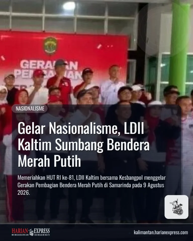 Gelar Nasionalisme, LDII Kaltim Sumbang Bendera Merah Putih