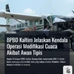 BPBD Kaltim Jelaskan Kendala Operasi Modifikasi Cuaca Akibat Awan Tipis