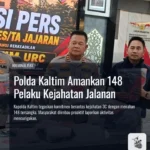 Polda Kaltim Amankan 148 Pelaku Kejahatan Jalanan