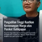 Pengadilan Tinggi Kuatkan Kemenangan Warga atas Pemkot Balikpapan
