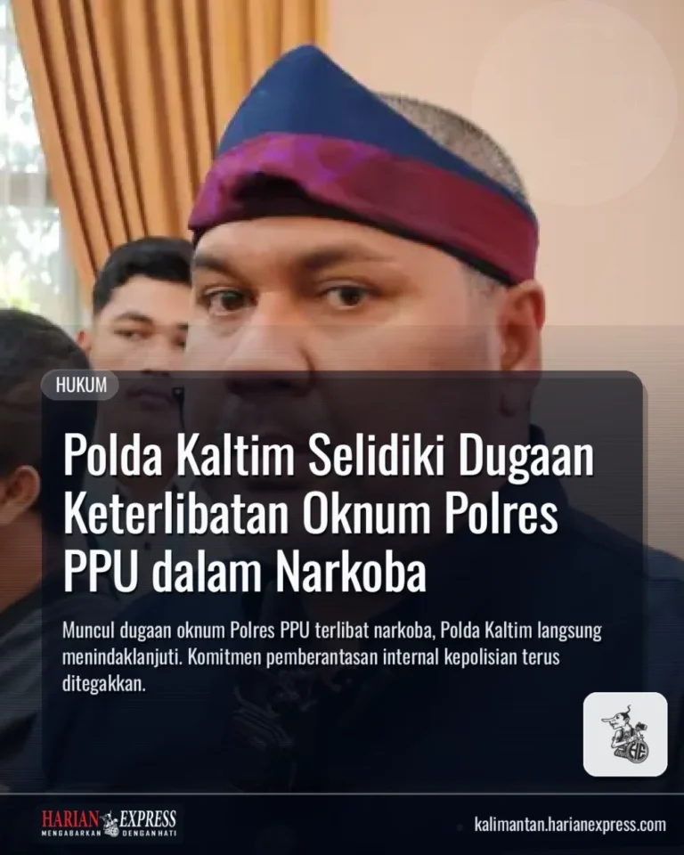 Polda Kaltim Selidiki Dugaan Keterlibatan Oknum Polres PPU dalam Narkoba