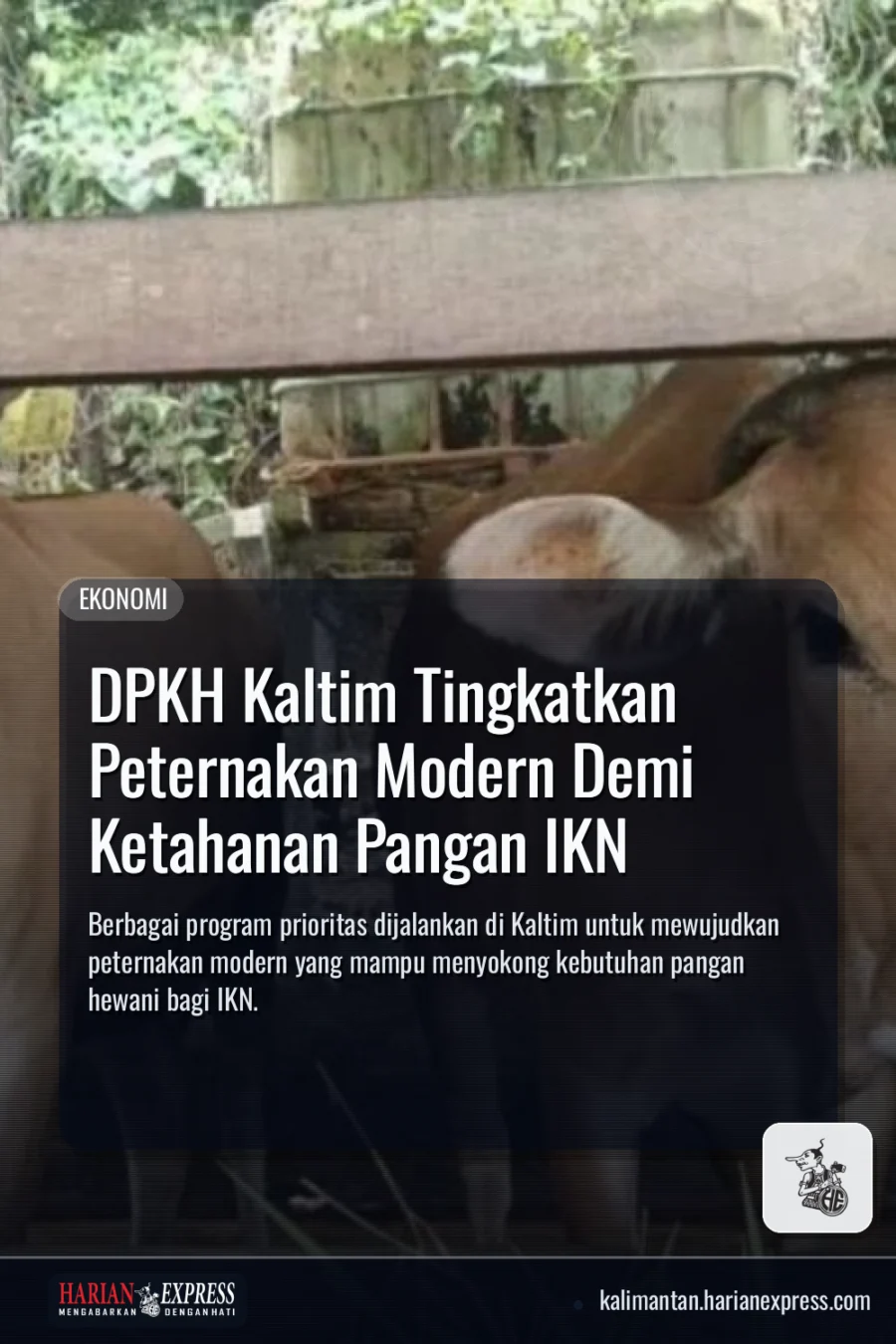 DPKH Kaltim Tingkatkan Peternakan Modern Demi Ketahanan Pangan IKN