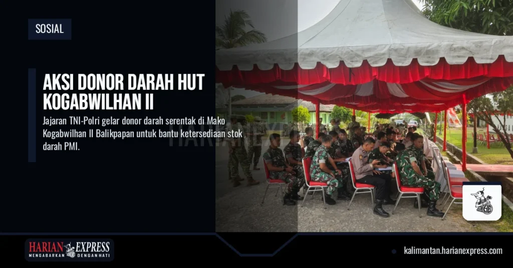 Aksi Donor Darah HUT Kogabwilhan II