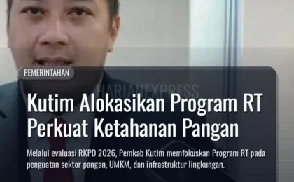Kutim Alokasikan Program RT Perkuat Ketahanan Pangan