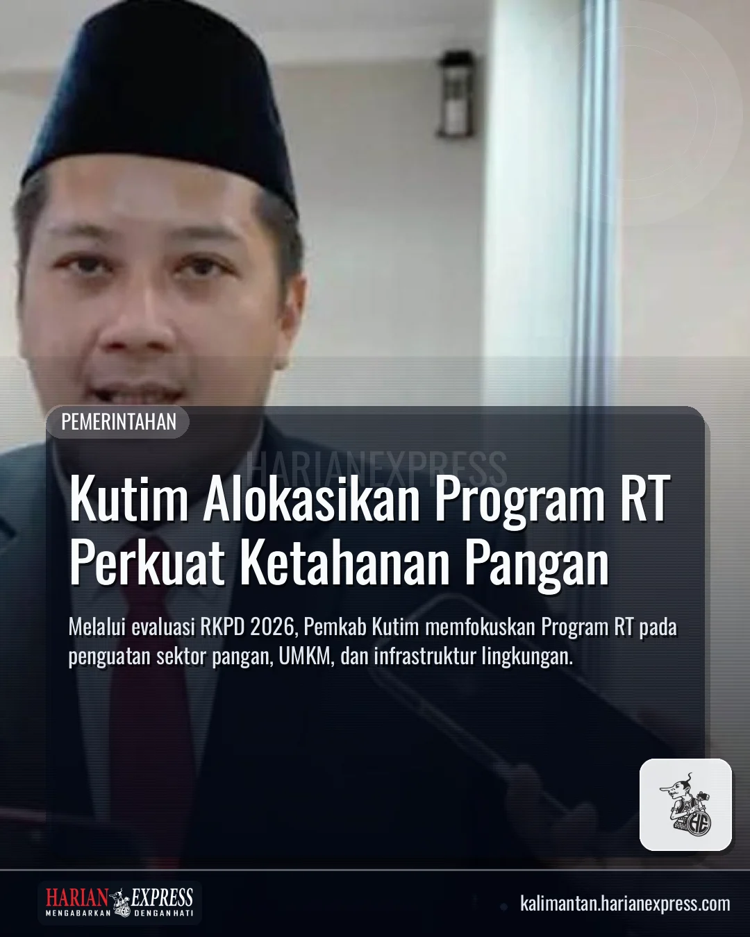 Kutim Alokasikan Program RT Perkuat Ketahanan Pangan