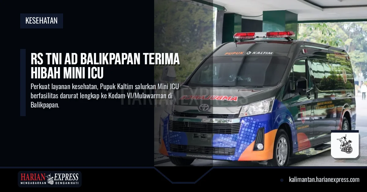 RS TNI AD Balikpapan Terima Hibah Mini ICU