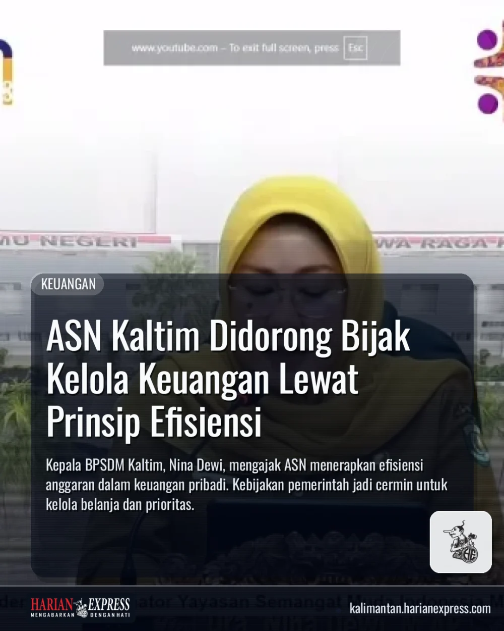 ASN Kaltim Didorong Bijak Kelola Keuangan Lewat Prinsip Efisiensi