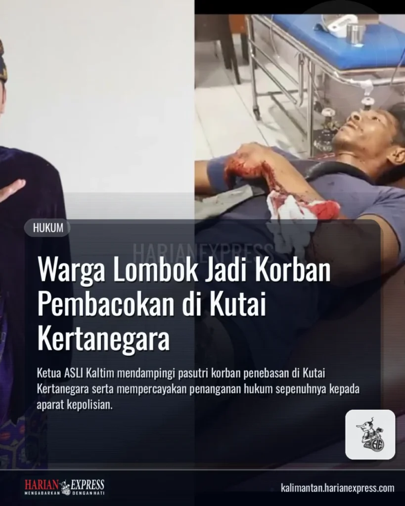 Warga Lombok Jadi Korban Pembacokan di Kutai Kertanegara