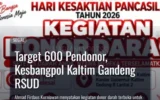 Target 600 Pendonor, Kesbangpol Kaltim Gandeng RSUD