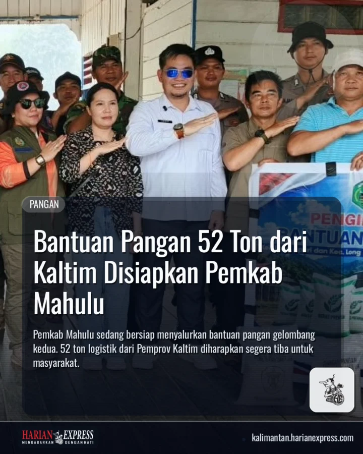 Bantuan Pangan 52 Ton dari Kaltim Disiapkan Pemkab Mahulu