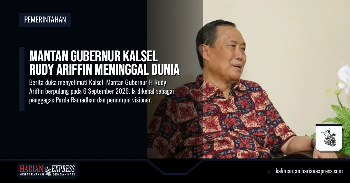 Mantan Gubernur Kalsel Rudy Ariffin Meninggal Dunia