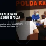 Pemeriksaan Kesehatan Seleksi P-AG 2026 di Polda Kaltim