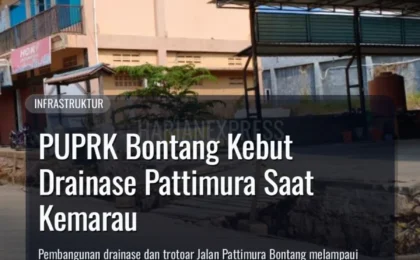 PUPRK Bontang Kebut Drainase Pattimura Saat Kemarau