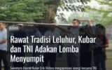 Rawat Tradisi Leluhur, Kubar dan TNI Adakan Lomba Menyumpit