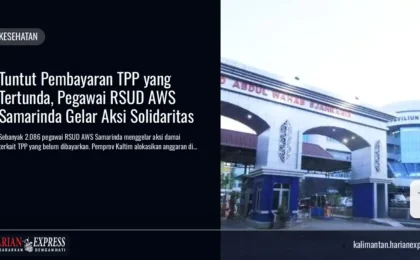 Tuntut Pembayaran TPP yang Tertunda, Pegawai RSUD AWS Samarinda Gelar Aksi Solidaritas