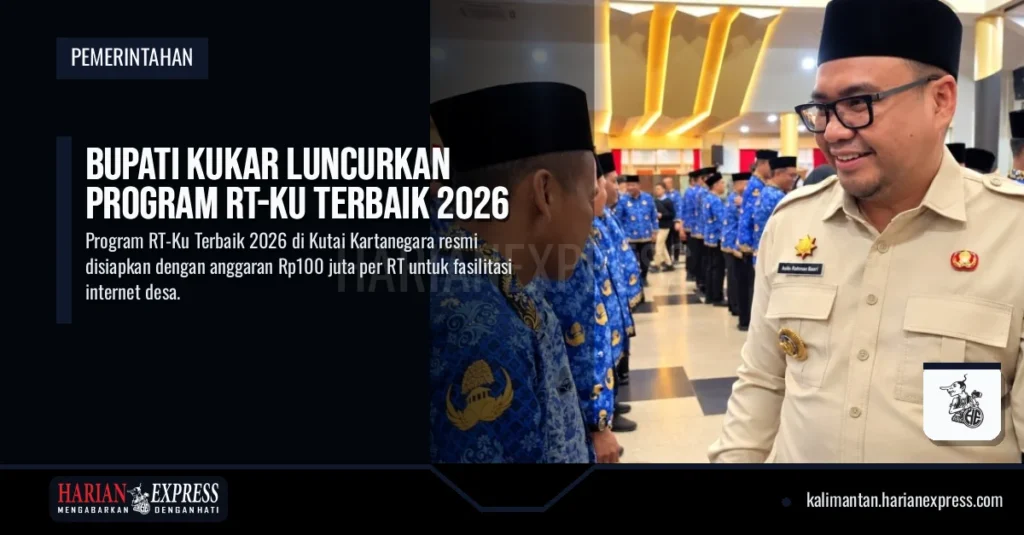 Bupati Kukar Luncurkan Program RT-Ku Terbaik 2026