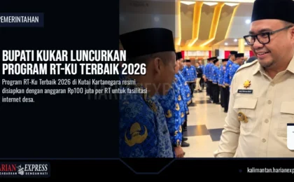 Bupati Kukar Luncurkan Program RT-Ku Terbaik 2026