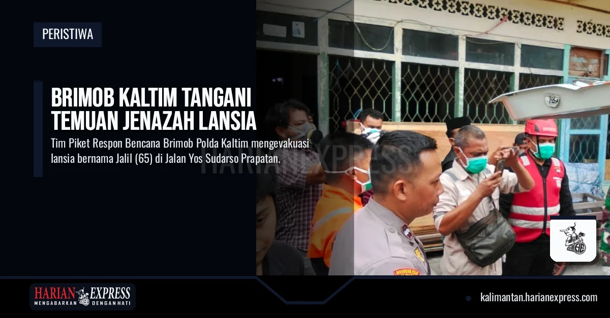Brimob Kaltim Tangani Temuan Jenazah Lansia