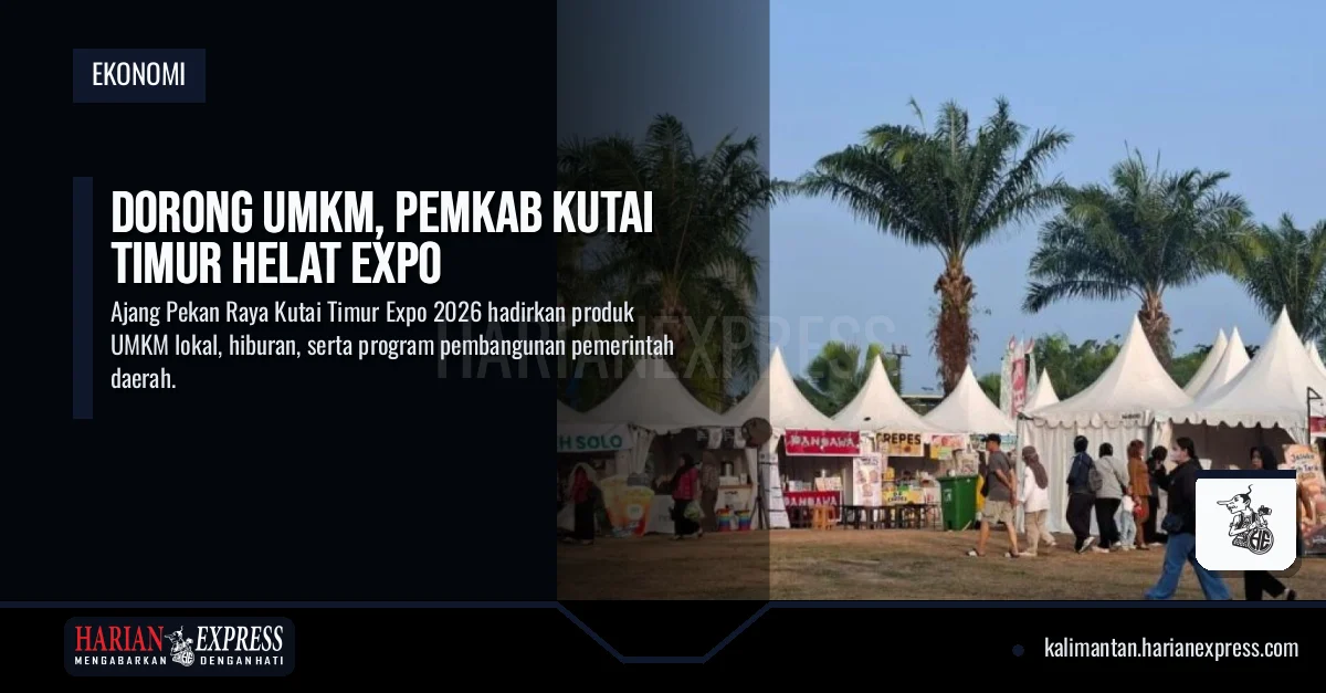 Dorong UMKM, Pemkab Kutai Timur Helat Expo