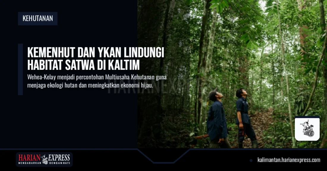 Kemenhut dan YKAN Lindungi Habitat Satwa di Kaltim
