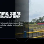 Kemarau Panjang, Debit Air Teritip dan Manggar Turun Drastis