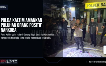 Polda Kaltim Amankan Puluhan Orang Positif Narkoba