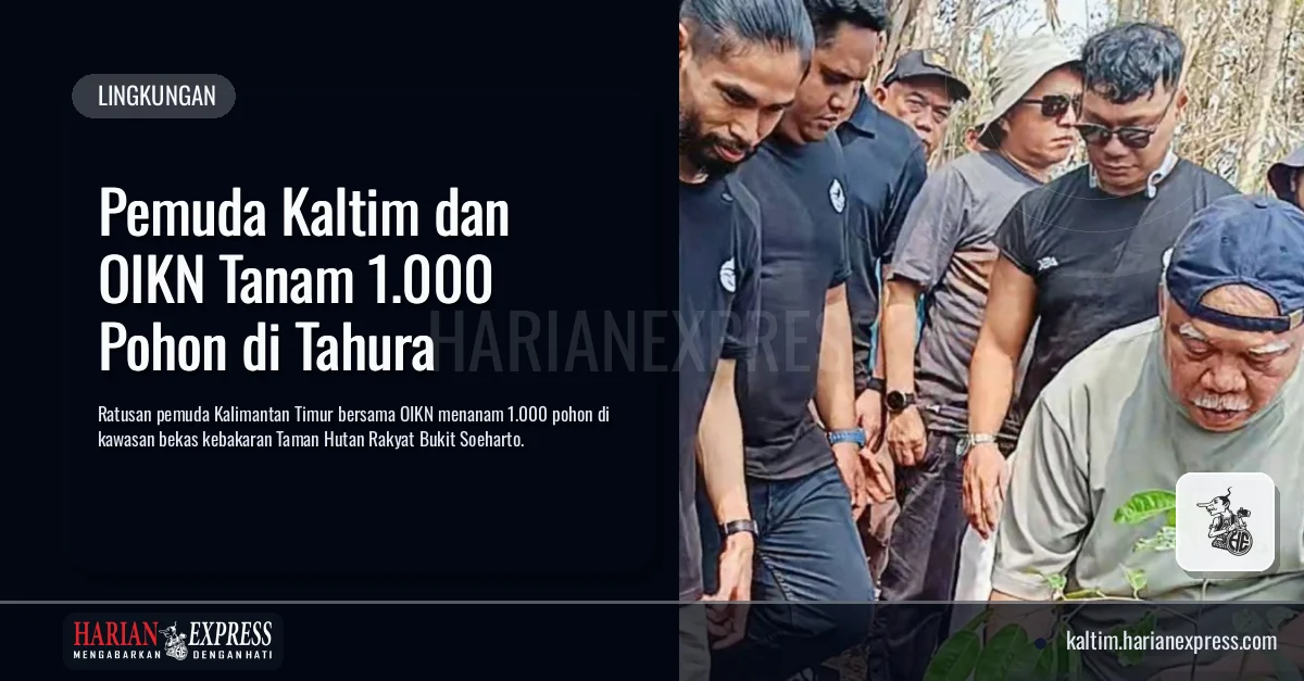 OIKN Gandeng Borneo Kind Tanam 1.000 Pohon di Tahura
