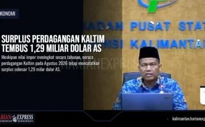 Surplus Perdagangan Kaltim Tembus 1,29 Miliar Dolar AS