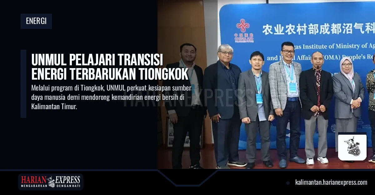 UNMUL Pelajari Energi Terbarukan Tiongkok Demi Transisi Hijau
