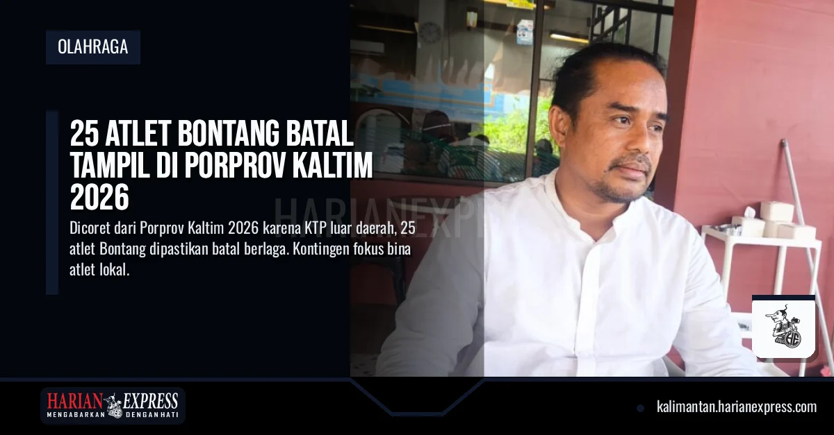 25 Atlet Bontang Batal Tampil di Porprov Kaltim 2026